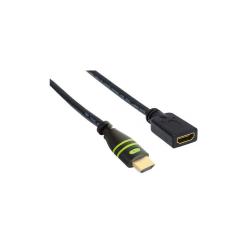 Przedłużacz HDMI Techly HDMI-HDMI M/F Ethernet 3D 4K,...