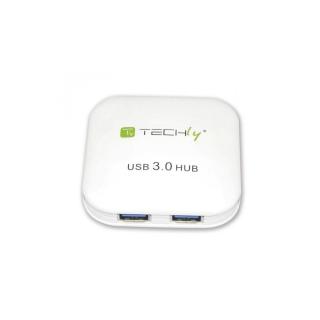 HUB USB 3.0 Super-Speed 4 porty, biały