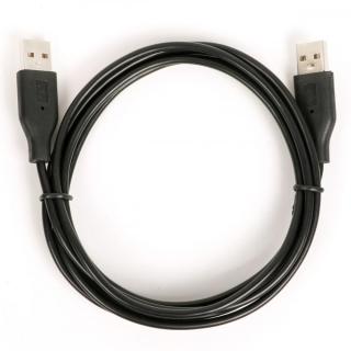 Kabel USB AM-AM 1.8m czarny