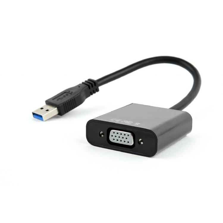 Adapter USB 3.0 - VGA czarny