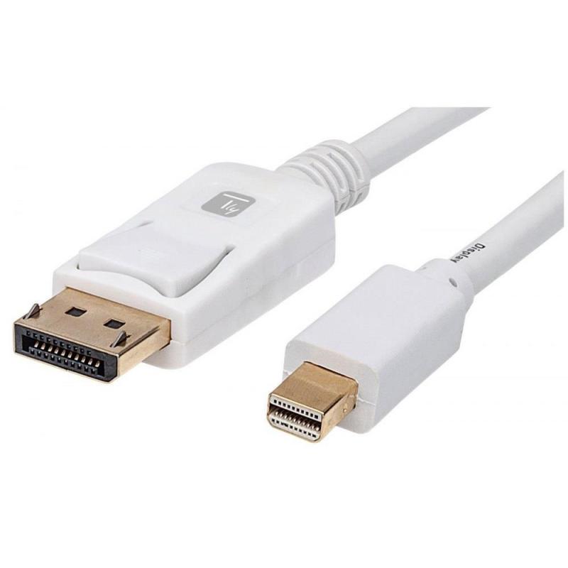 Kabel Techly Mini DisplayPort/DisplayPort 4K60Hz 2m biały