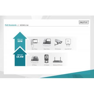 Switch Gigabit Desktop 8-portowy, 8x10/100/1000Mbps PoE+ af/at 135W, Metalowa obudowa