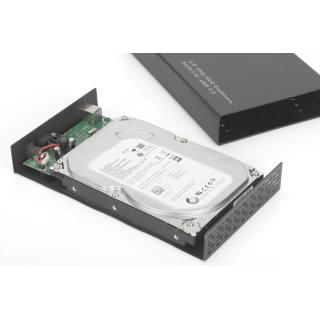 Obudowa zewnętrzna USB 3.0 na dysk SSD/HDD 3.5" SATA III Z zasilaczem Aluminiowa