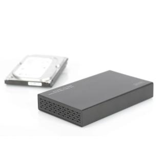 Obudowa zewnętrzna USB 3.0 na dysk SSD/HDD 3.5" SATA III Z zasilaczem Aluminiowa