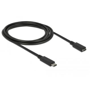 Przedłużacz USB CM-CF 3.1 2m czarny