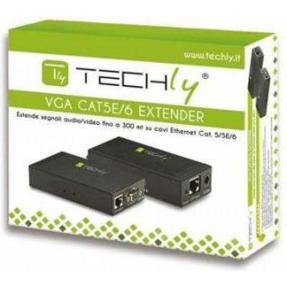 Extender VGA po kablu Cat5e/6 do 300m z audio