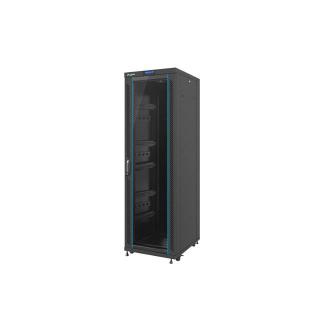 Szafa stojąca Rack 19 37U 600x800mm czarna (drzwi szklane LCD)