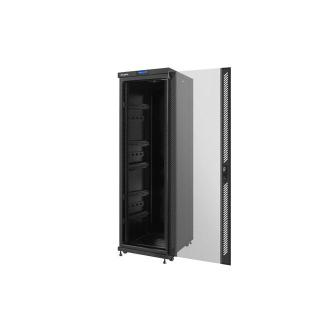 Szafa stojąca Rack 19 37U 600x800mm czarna (drzwi szklane LCD)