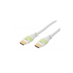 Kabel HDMI-HDMI M/M Ethernet 3D 4K Techly HDMI-4-010WH 1m, biały