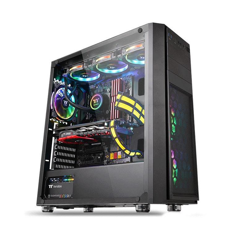 Obudowa Versa H26 USB3.0 Tempered Glass - Czarny