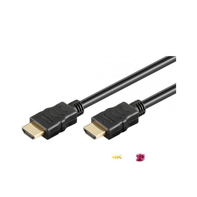 Kabel HDMI Techly HDMI-HDMI M/M 1,4 Ethernet, ekranowany, 5m, czarny