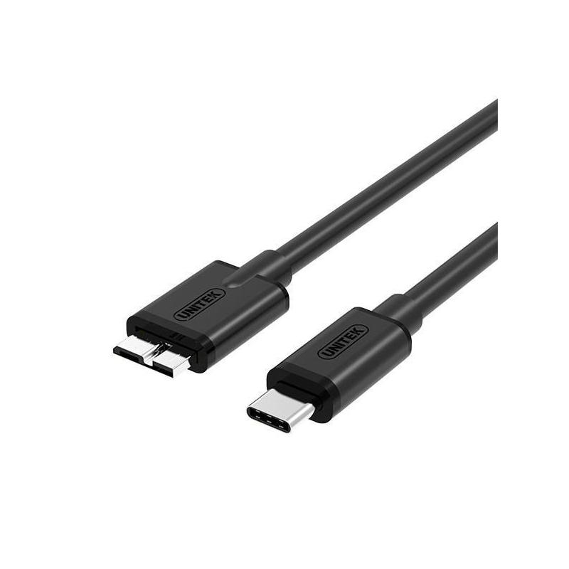 Kabel USB Unitek Y-C475BK USB 3.1 Typ-C (M) - micro USB B (M) 1m