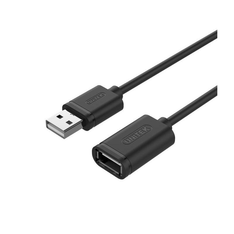 Przedłużacz USB 2.0 Unitek Y-C447GBK AM-AF 0,5m