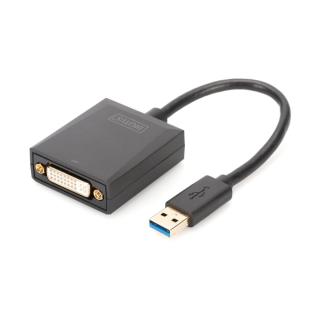 Adapter graficzny DVI 1080p FHD na USB 3.0, aluminiowy