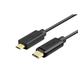 Kabel USB Unitek Y-C473BK USB 2.0 Typ-C (M) - micro USB B...