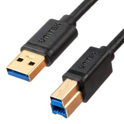 Kabel USB Unitek C14095BK-2M do drukarki, USB-A, USB 3.0,...