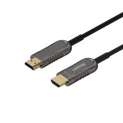 Kabel optyczny HDMI Unitek Y-C1028BK HDMI 2.0, AOC, 4K...