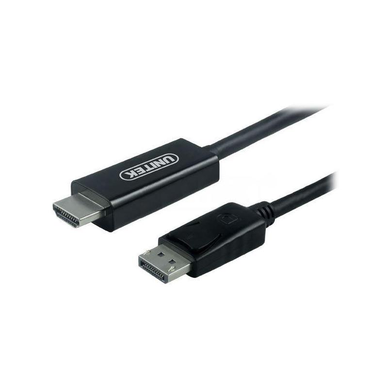 Kabel przejściówka Unitek Y-5118CA Displayport to HDMI 1,5m