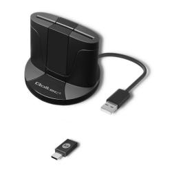 Czytnik kart chipowych ID Qoltec SCR-0632 | USB 2.0 + adapter USB-C