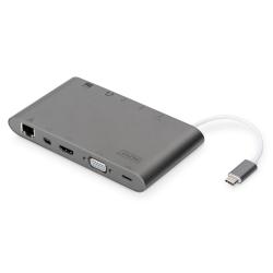 Stacja dokująca DIGITUS USB Typ C 11-portów Dual Monitor...