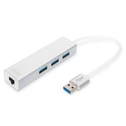 Hub/Koncentrator 3-portowy DIGITUS USB 3.0 SuperSpeed z...