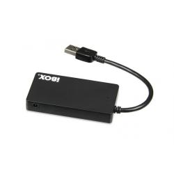 Hub USB iBOX IUH3F56 4xUSB 3.0, SLIM czarny